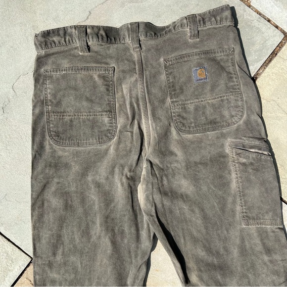 Hand Dyed Carhartt Canvas Work Pants - Picture 3 of 11